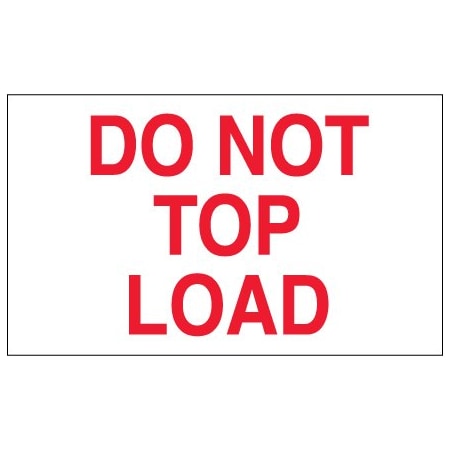 Bsc Preferred 3 x 5'' - ''Do Not Top Load'' Fluorescent Yellow Labels BUY00024043